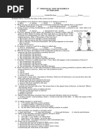 1st Periodic Test - Science 8