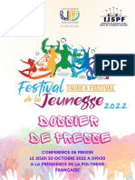 DOSSIER de PRESSE - Conférence de Presse Relative Au Festival de La Jeunesse