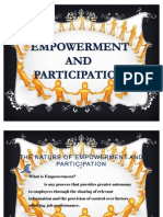 Empowerment and Participation