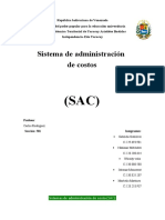 2º Evaluacion. Sistema de Administracion de Costo