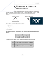 Triángulos Oblicuángulos - Ejercicios 2