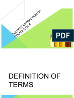 Group 2 - Solvent Extraction of Volatile Oils