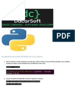 Actualización de Versión de Python en Linux Ubuntu