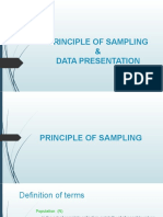 Principle of Sampling