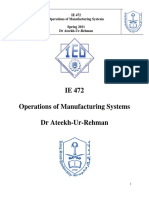 Course Material of IE 472