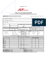 Formulir Data Pribadi Pelamar J&T Express