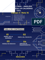 Equipo 03 - Reto 15 - Proyecto Final - Análisis A La Empresa I.M Calderas S.R.L