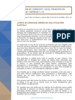 1 1 Bereshit ¿Cómo Se Consigue Orden en Una Situación Caótica DR