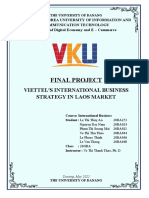 Final Project International Business Strategy of Viettel in Laos Market