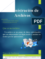 Administración de archivos y directorios