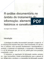 Análise Documentária No Âmbito Do Tratamento Da Informação