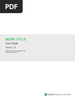 Work Cycle Sap User Guide 7.5.x