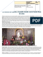 Santa Rosa de Lima, la primera santa del continente americano