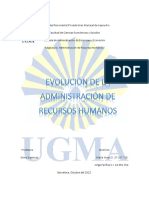 Informe de La Evolucion RRHH Jorge Fariñas-Maria Vivas