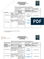 PLAN DE TRABAJO OYT 2° 3° (26 de Abril Al 07 de Mayo de 2021)