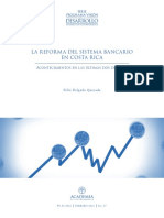 La Reforma Del Sistema Bancario en Costa-Rica. Acontecimientos en Las Ultimas Dos Decadas AL 09 DE MAR 2022