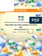 Cholis A, Ika RS, Rosita D - Prosiding - Integrasi Technopreneurship - (FK)