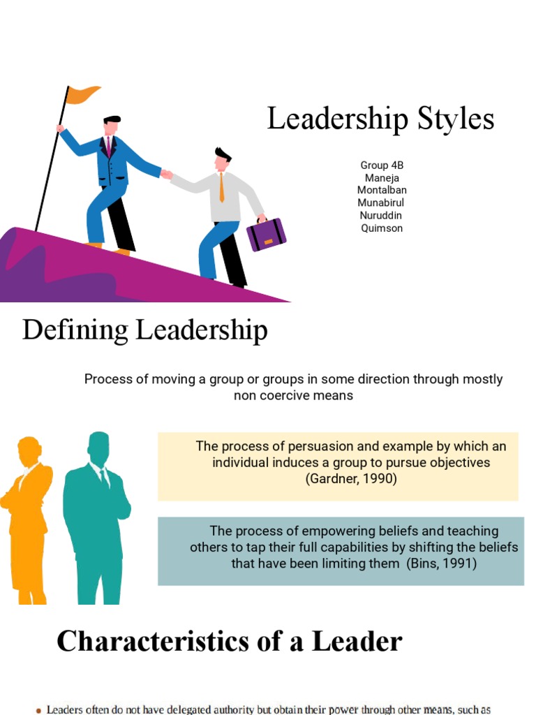 Leadership Style PDF Leadership Decision Making