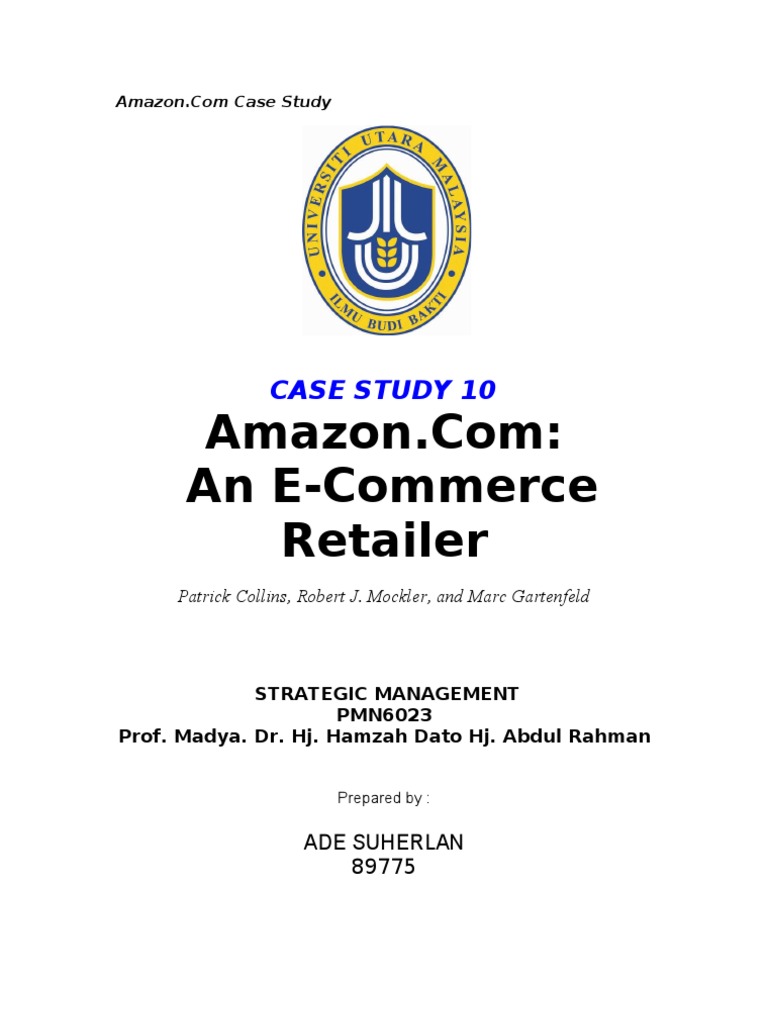 amazon.com 2021 case study summary