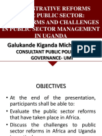 Public Sector Reforms