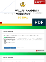 Soal Mooc 2022 Paket 2 Full