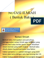 Notasi Ilmiah