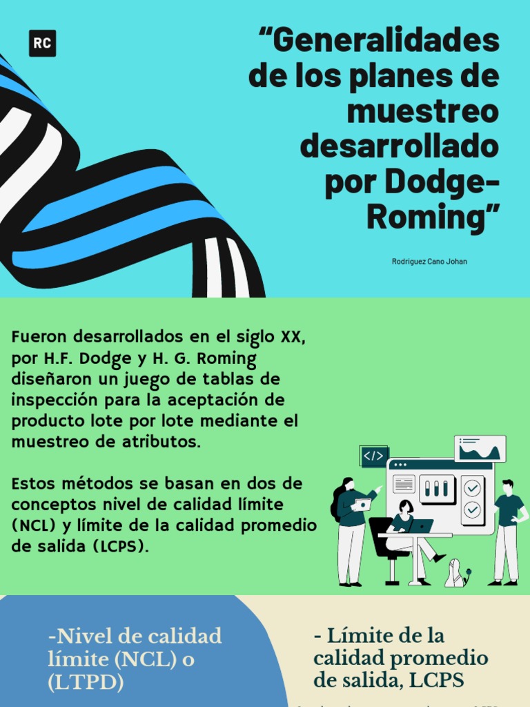 Planes de Muestreo Dodge-Roming | PDF | Muestreo (Estadísticas)
