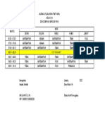 JADWAL KELAS 5 A