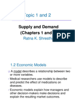 Topic 1 and 2 Demand Supply