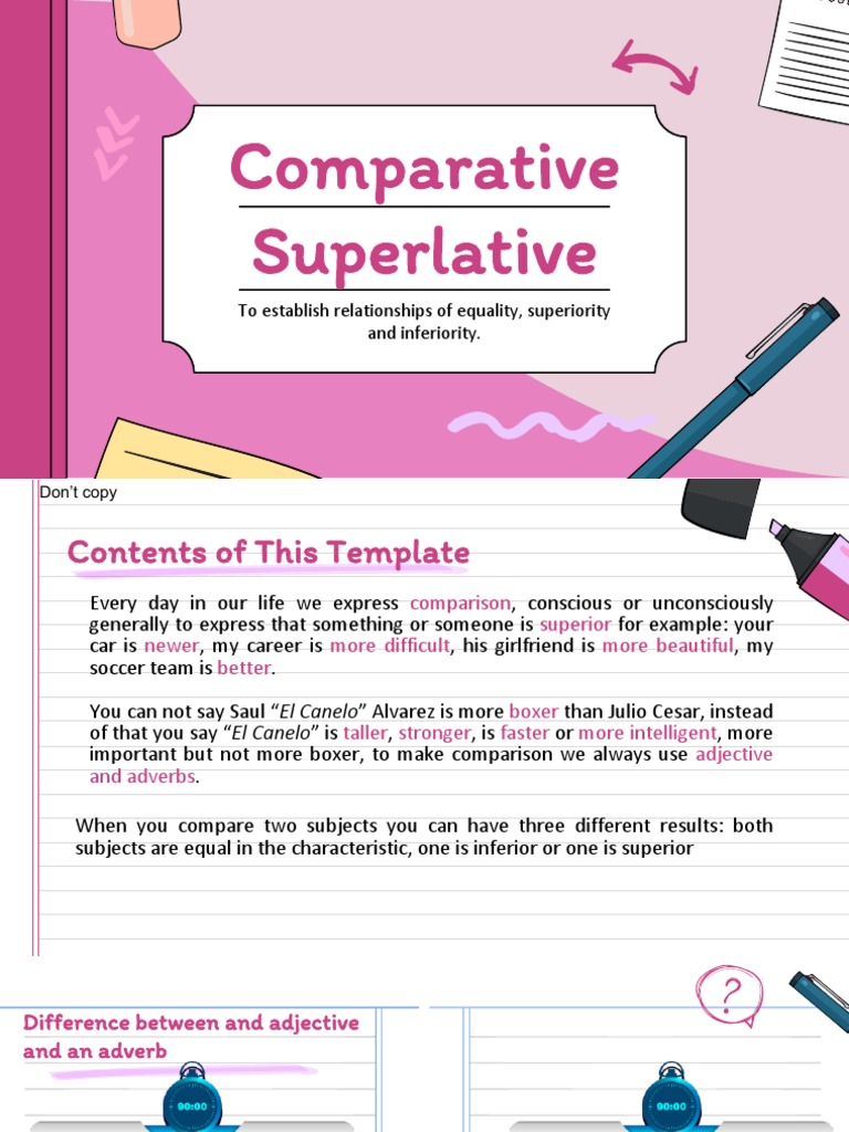 Comparative of Equality Explained | PDF
