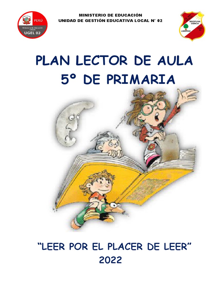Plan Lector para 5º de Primaria | PDF | Salón de clases | Aprendizaje