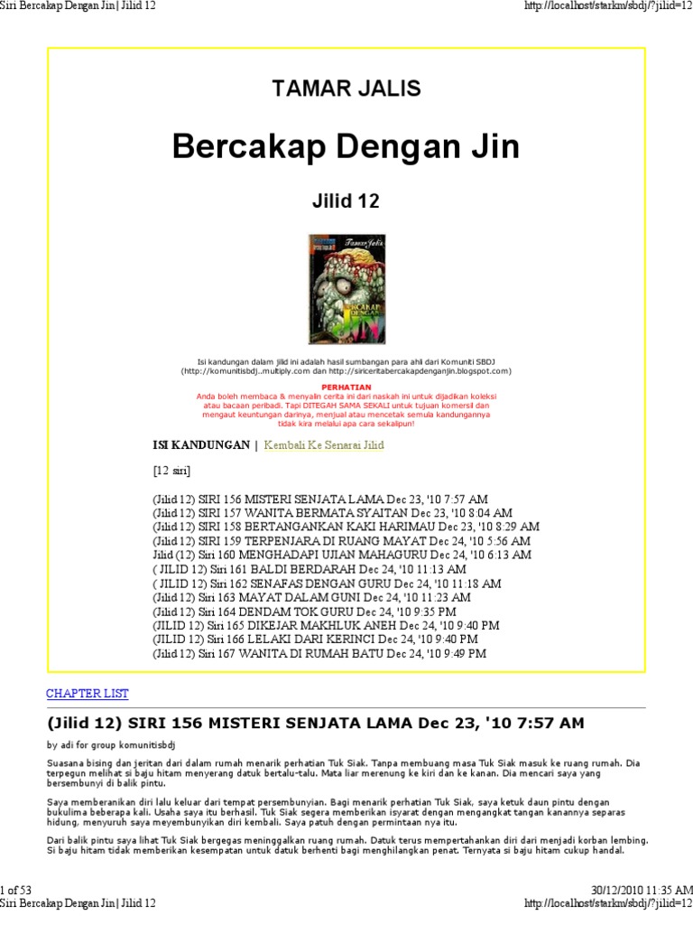 Siri Bercakap Dengan Jin Jilid 12 Pdf