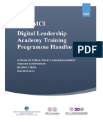 2022 DLA Training Programme Handbook