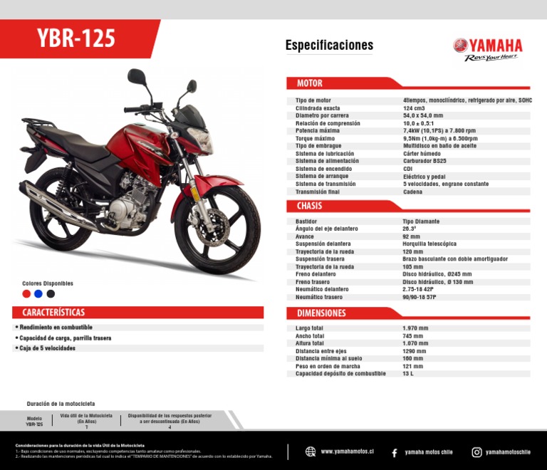 Ybr 125 1 | PDF | Motocicleta | Coche