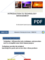 Introduction to Technology Management