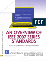 An Overview of IEEE 3007 Series Standards Addressing The Operations Management Maintenance and Safety of Industrial and Commercial Power Systems