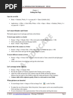 A+ Blog Class 9 Ict Chapter 2 Setting The Page Study Material 2 (Em)