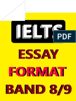 IELTS Writing Task 2 Band 9 Essay Structure