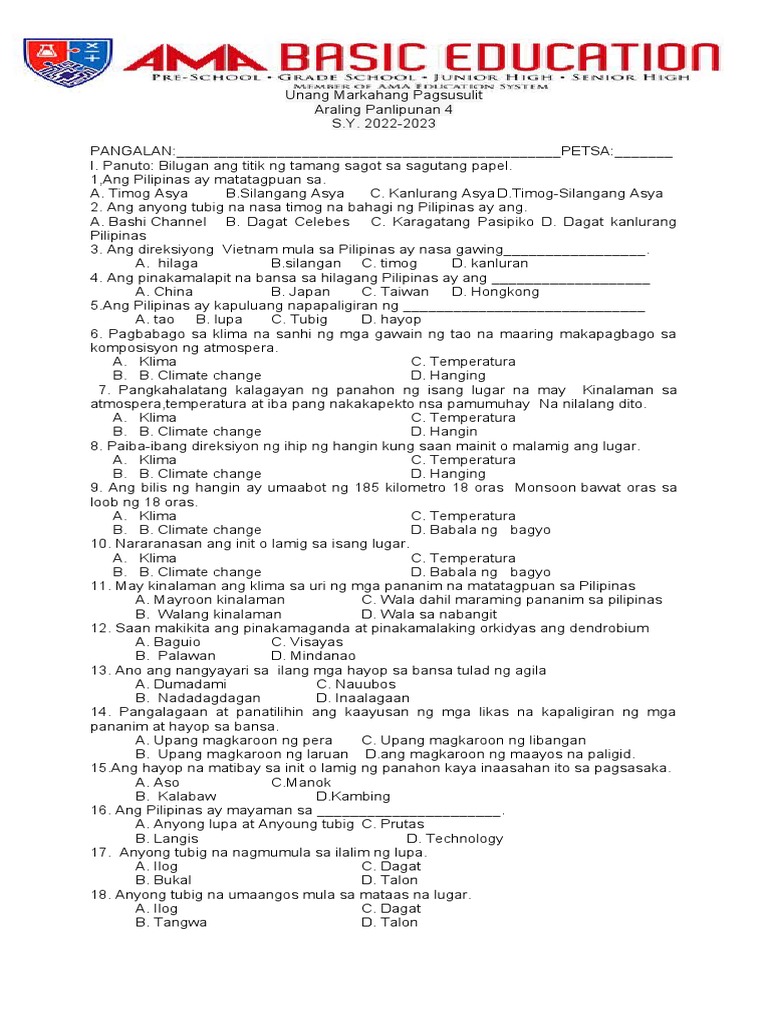 Grade 4 AP | PDF