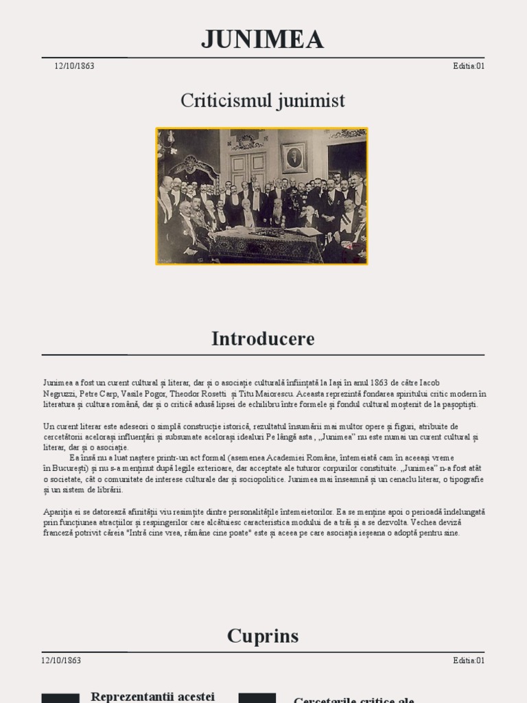 Junimea | PDF