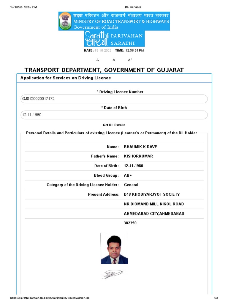 DL Extract BD | PDF | Driver's License | Transport