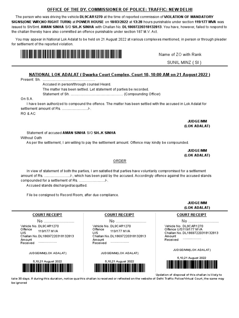 Notice 02 | PDF | Criminal Law | Common Law