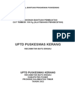 Uptd Puskesmas Kerang: Permohonan Bantuan Pembuatan Cat Tembok 100 KG (Alat/Bahan Pengecetan)