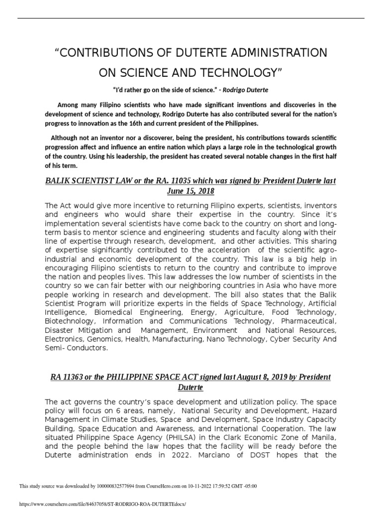 ST Rodrigo Roa Duterte PDF