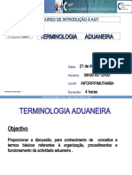 Terminologia Aduaneira Inforfip 20.03.18