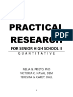 Practical Research II For Senior High School