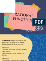 Finding Intercepts and Asymptotes of Rational Functions