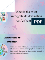 What Is Tourism