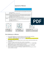 Element, Compound or Mixture