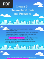 Philosophcial Tools and Processes